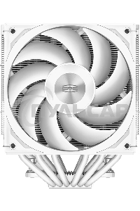 Кулер для процессора PCCooler RZ620 WH (260W, 4-pin PWM, 158mm, Al/Cu, 6x6mm, 2x120мм, 86.73CFM, 32dBA, 1800RPM, S: 1851/1700/1200/115X, AM5/AM4, белый)