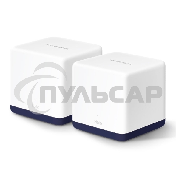 Система Mercusys MESH AC1900 Whole Home Mesh Wi-Fi System, 3× Internal Antennas, 3×Gb ports (WAN/LAN) (2-pack)