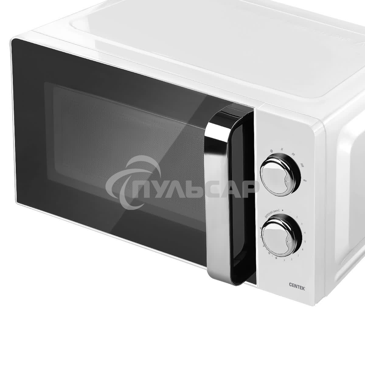 Микроволновая печь Centek CT-1575 белый, 20 л, 700 Вт, поворотный механизм