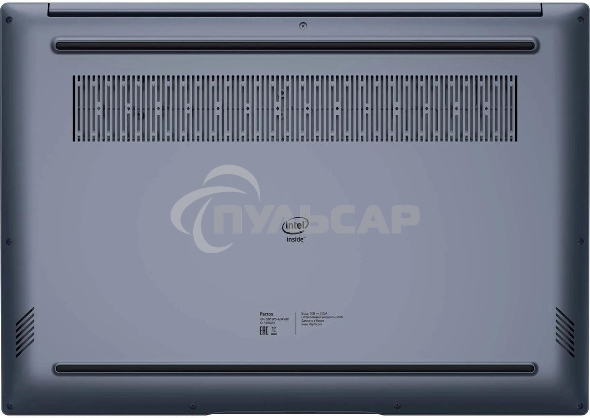 Ноутбук Digma Pro Pactos 16 темно-серый DN16P5-ADXW01 Core i5 1235U 16Gb SSD 512Gb Intel Iris Xe graphics 16