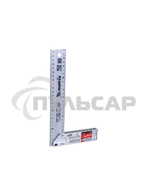 Угольник Matrix 250мм алюминиевый литой