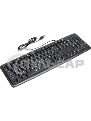 Клавиатура проводная Oklick 180V2, USB, черный
