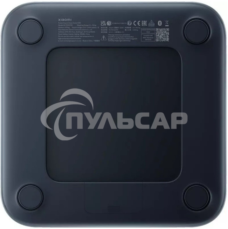 Весы напольные Xiaomi Mi Smart Scale S200 темно серый (BHR9239GL)