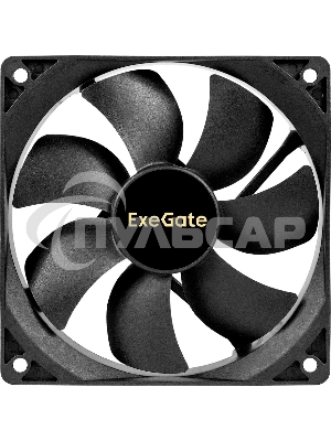 Вентилятор для корпуса ExeGate ExtraSilent ES12025S3P черный, 120 мм, 1300 об/мин, 22 дБ, 3 pin