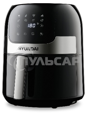 Аэрогриль Hyundai HYF-3555 1500Вт черный/серебристый