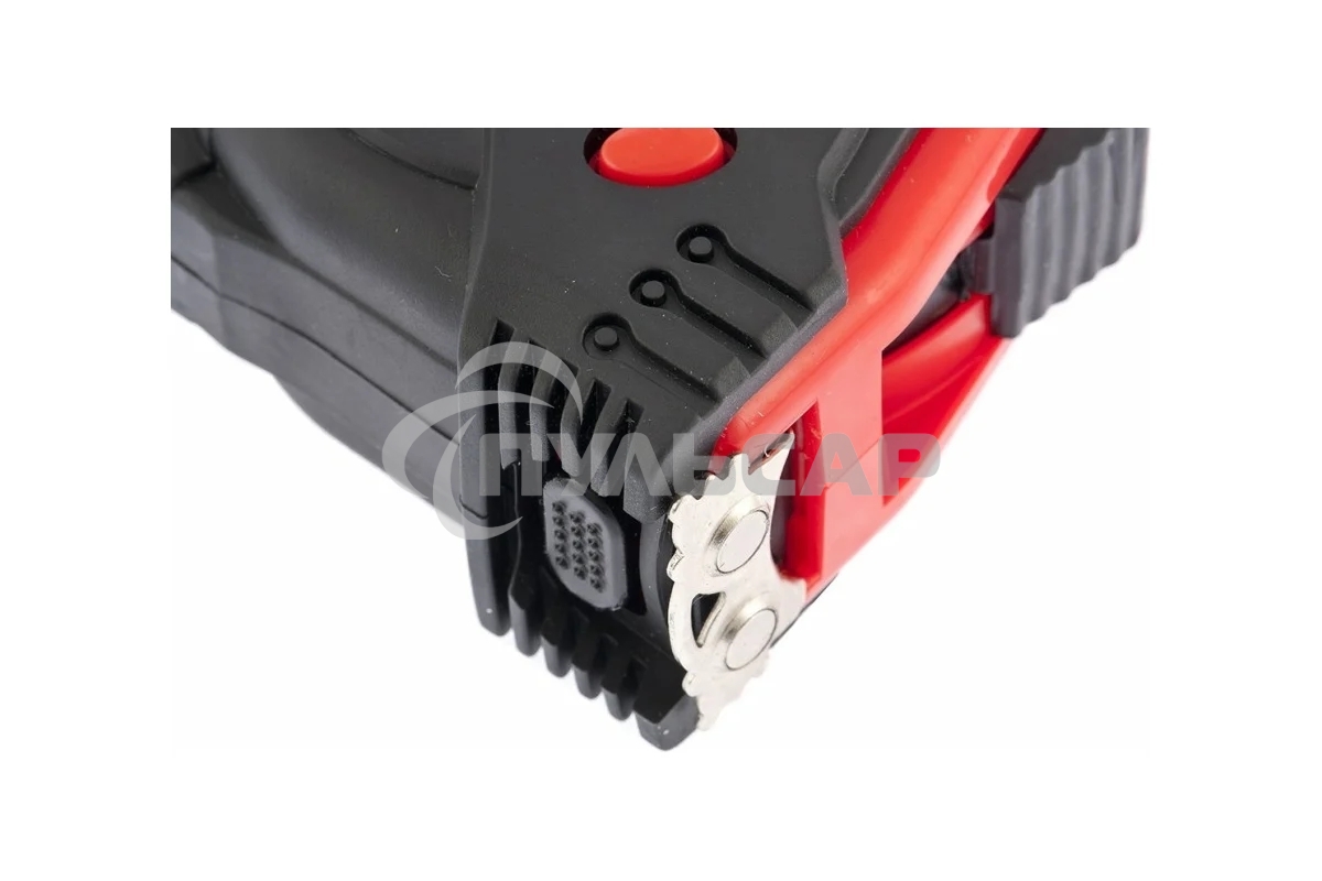 Рулетка Matrix Status magnet 3 fixations, 7,5 м х 25 мм, обрезиненный корпус, зацеп с магнитом