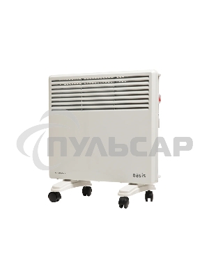 Конвектор Oasis EK-10 белый, 1000 Вт, 15 м2, термостат, дисплей