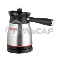 Кофеварка-турка электрическая Centek CT-1080 SS металл, исп. кофе - молотый, 0.5 л, 480 Вт