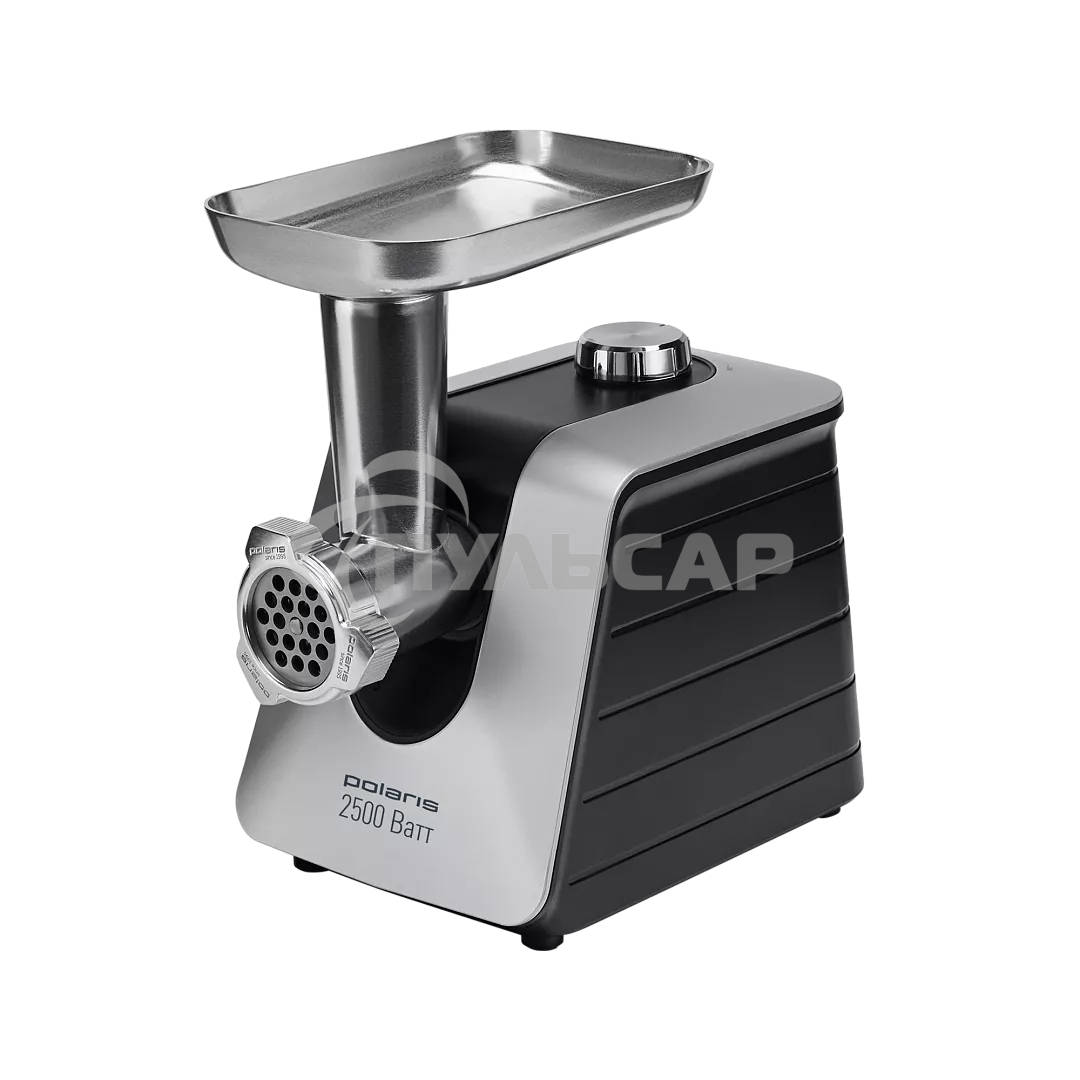 Мясорубка электрическая POLARIS PMG2561 черный/серебристый 2500 Вт
