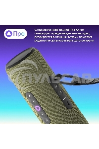 Умная колонка Yandex Стрит Алиса зеленый 30W 2.0 BT/Wi-Fi 10м 3300mAh (YNDX-00030GRN)