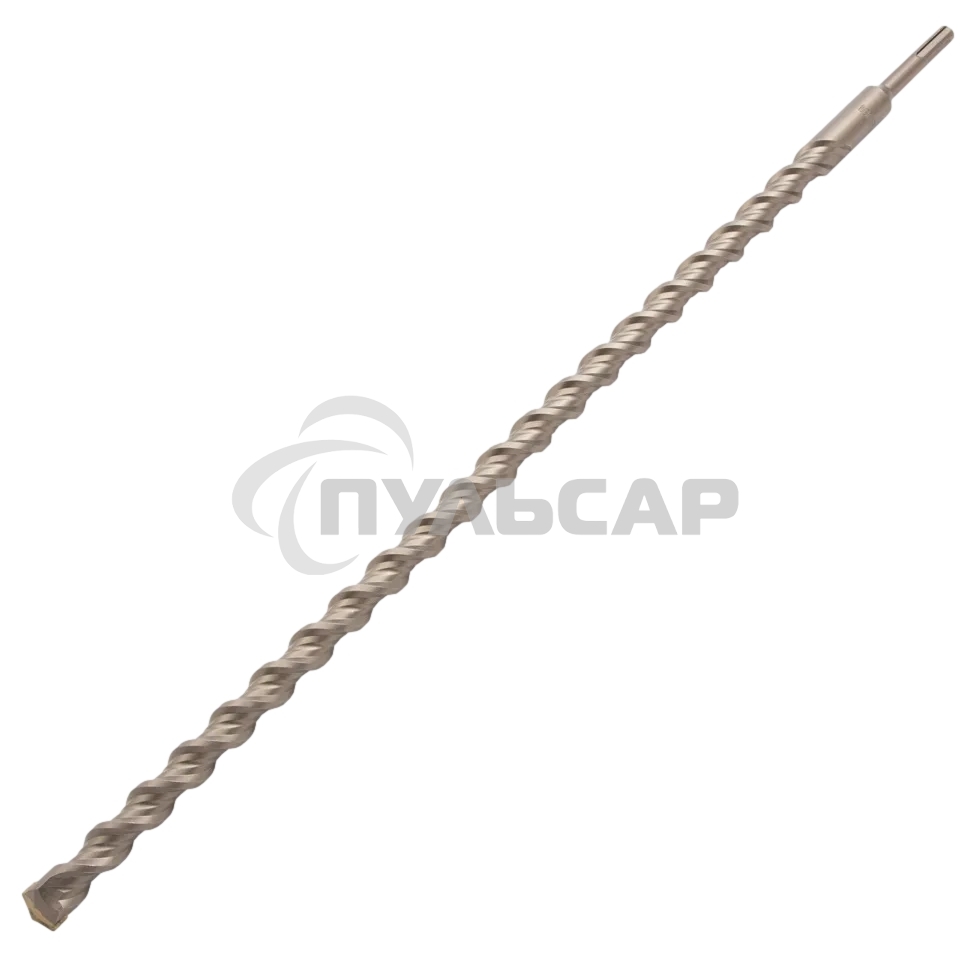 Бур по бетону Denzel двойная спираль, Cobalt W-tip, 20x600 мм, SDS PLUS