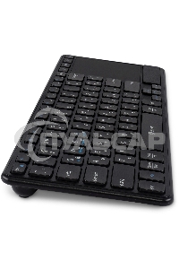 Клавиатура беспроводная Oklick K614W черный USB slim Multimedia Touch (1979327)