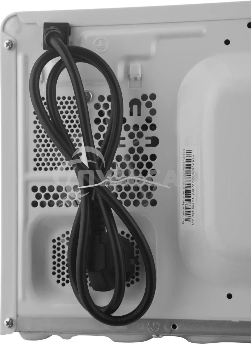 Микроволновая печь Hyundai HYM-M2097 белый, 20 л, 700 Вт, переключатели - поворотный механизм