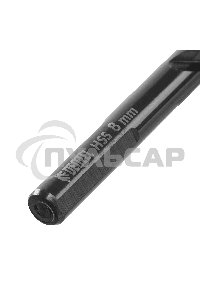 Набор сверл по металлу Denzel 1-10 мм, HSS-Tin, Golden Tip, 19 шт