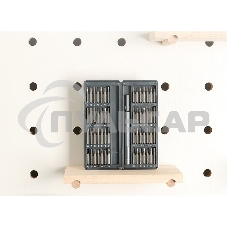 Набор прецизионных отверток Deli DL241057 (отвертка + 56 бит), сталь S2 + Cr-V