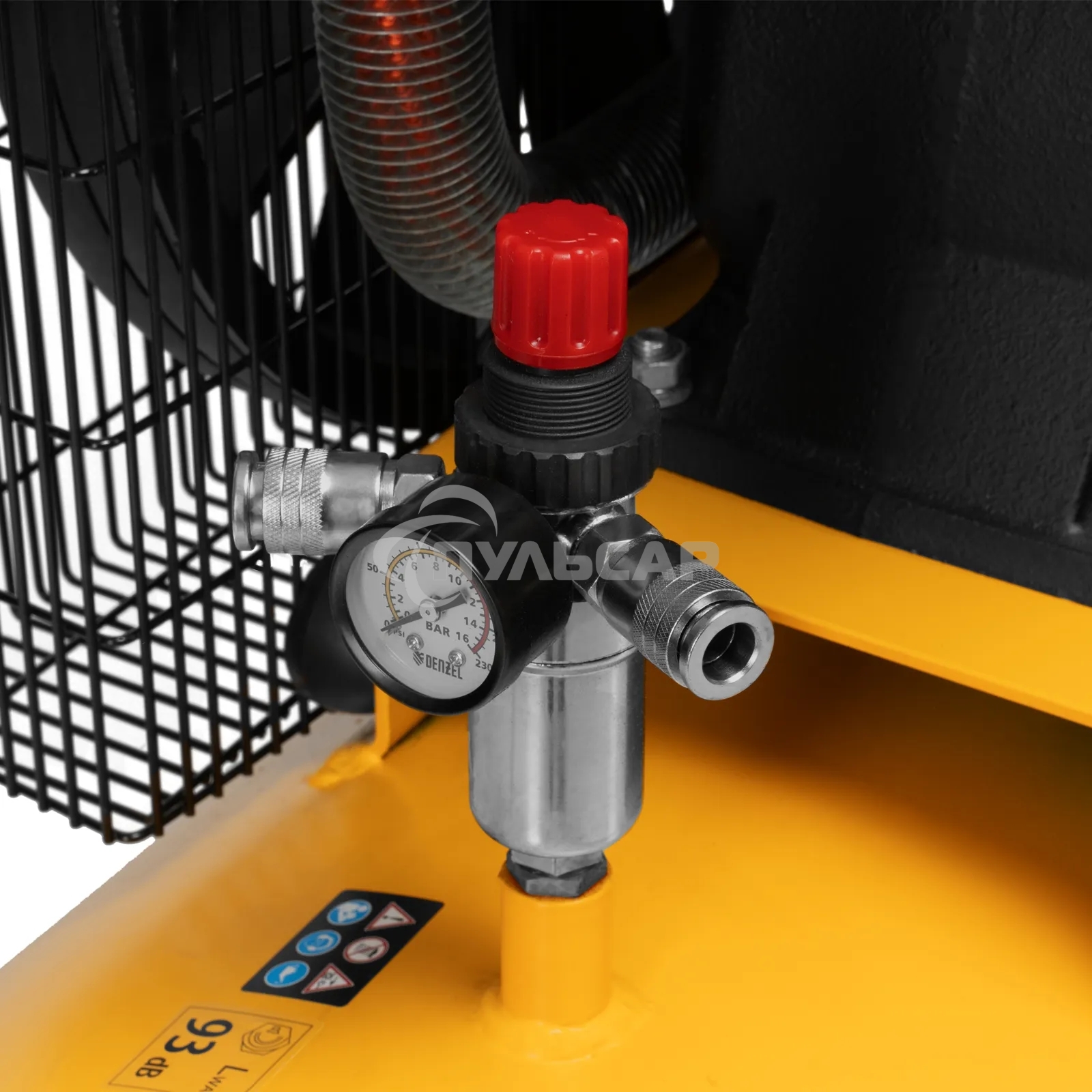 Компрессор воздушный рем. привод BCV 5500-T/270, 5,5 кВт, 270 литров, 850 л/мин Denzel