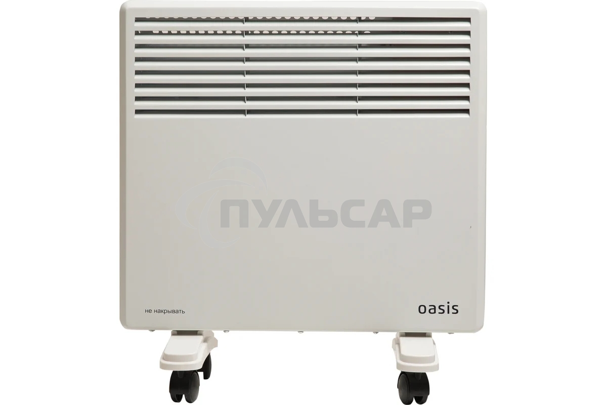 Конвектор Oasis EK-10 белый, 1000 Вт, 15 м2, термостат, дисплей