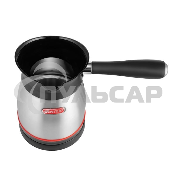 Кофеварка-турка электрическая Centek CT-1080 SS металл, исп. кофе - молотый, 0.5 л, 480 Вт