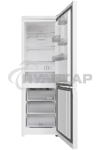 Холодильник Hotpoint HT 5180 W белый/серебристый, двухкамерный 220/78л морозилка снизу, Total No Frost