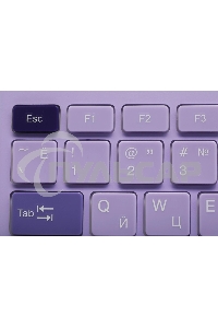 Комплект клавиатура + мышь Acer OCC205 беспроводной USB, 1200 dpi, фиолетовый