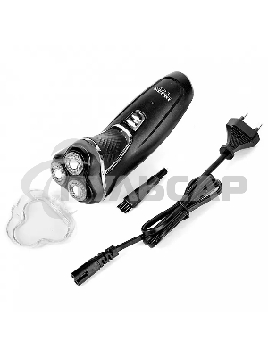 Электробритва для мужчин электрическая DELTA LUX DE-4000 черный