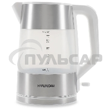 Чайник электрический Hyundai HYK-P4025 1.9л. 2200Вт белый (корпус: пластик)