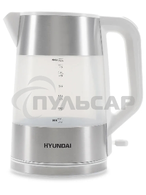 Чайник электрический Hyundai HYK-P4025 1.9л. 2200Вт белый (корпус: пластик)