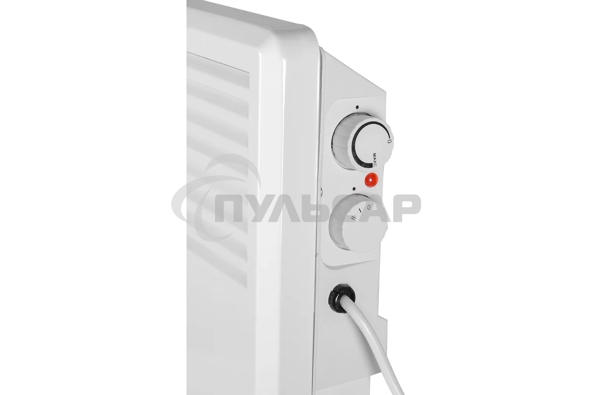 Конвектор EUROLUX ОК-EU-2500, белый, 2500 Вт, 30 м2, термостат