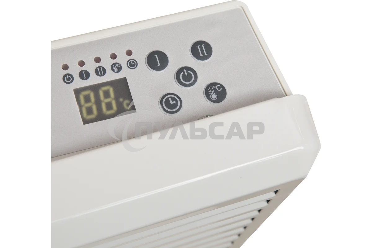 Конвектор Oasis EK-10 белый, 1000 Вт, 15 м2, термостат, дисплей