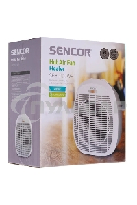 Тепловентилятор Sencor SFH 7017WH, белый, 2000 Вт, 20 м2, термостат