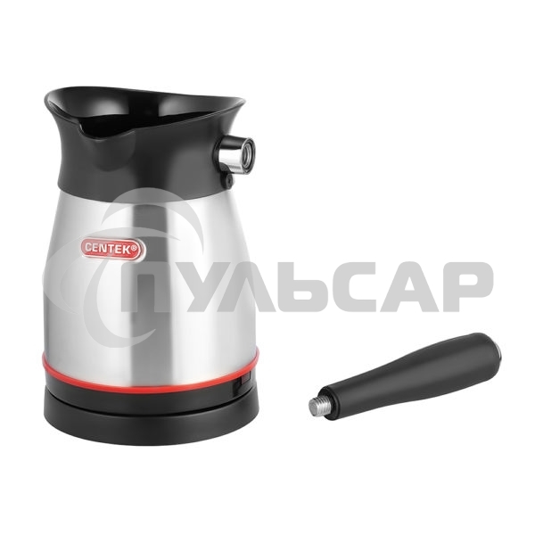 Кофеварка-турка электрическая Centek CT-1080 SS металл, исп. кофе - молотый, 0.5 л, 480 Вт