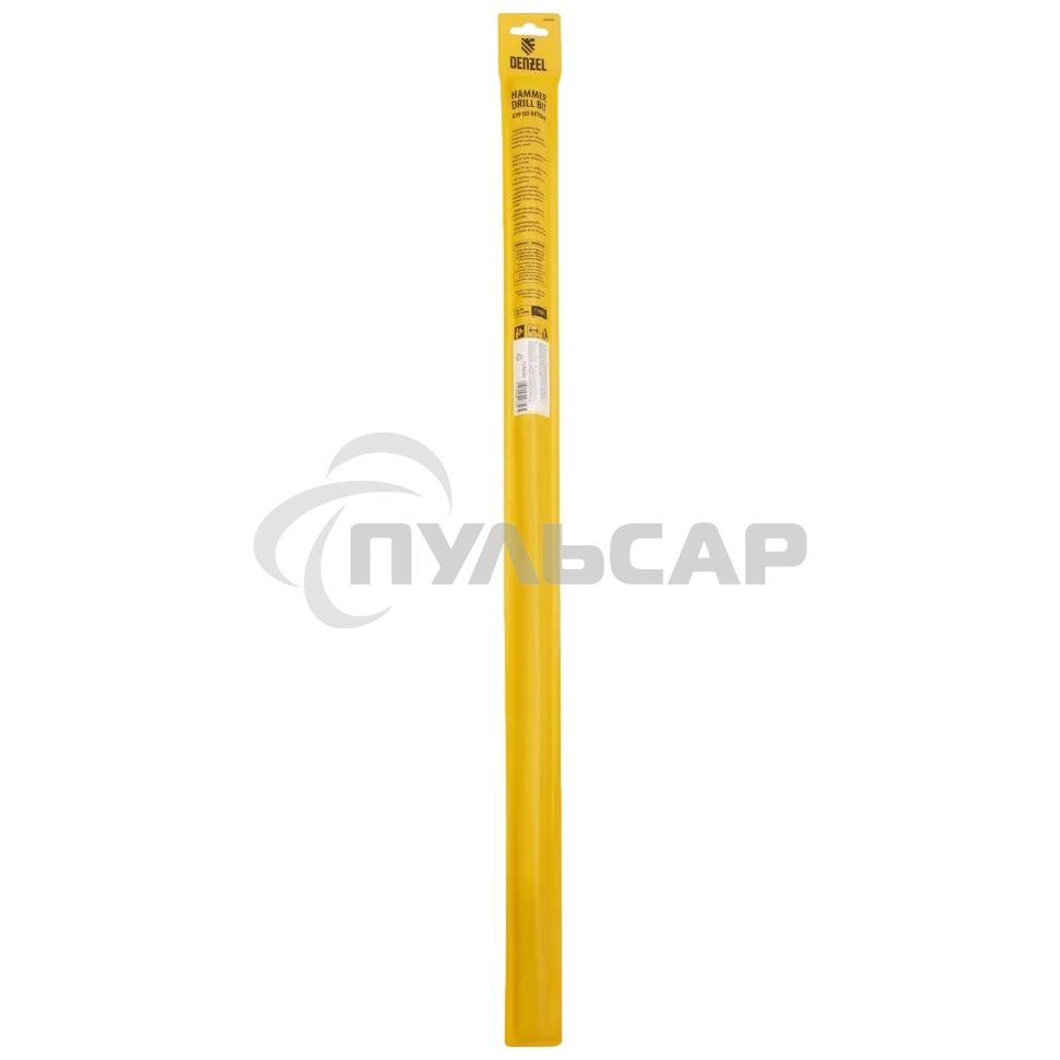 Бур по бетону Denzel двойная спираль, Cobalt W-tip, 20x600 мм, SDS PLUS