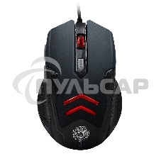 Мышь проводная Qumo Crypt M57 черный, 3200 dpi, USB, кнопки - 6