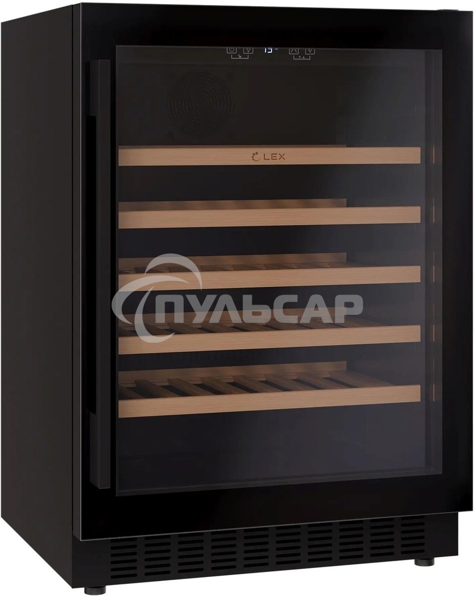 Винный шкаф LEX LWD6054BL 1-нокамерн. черный