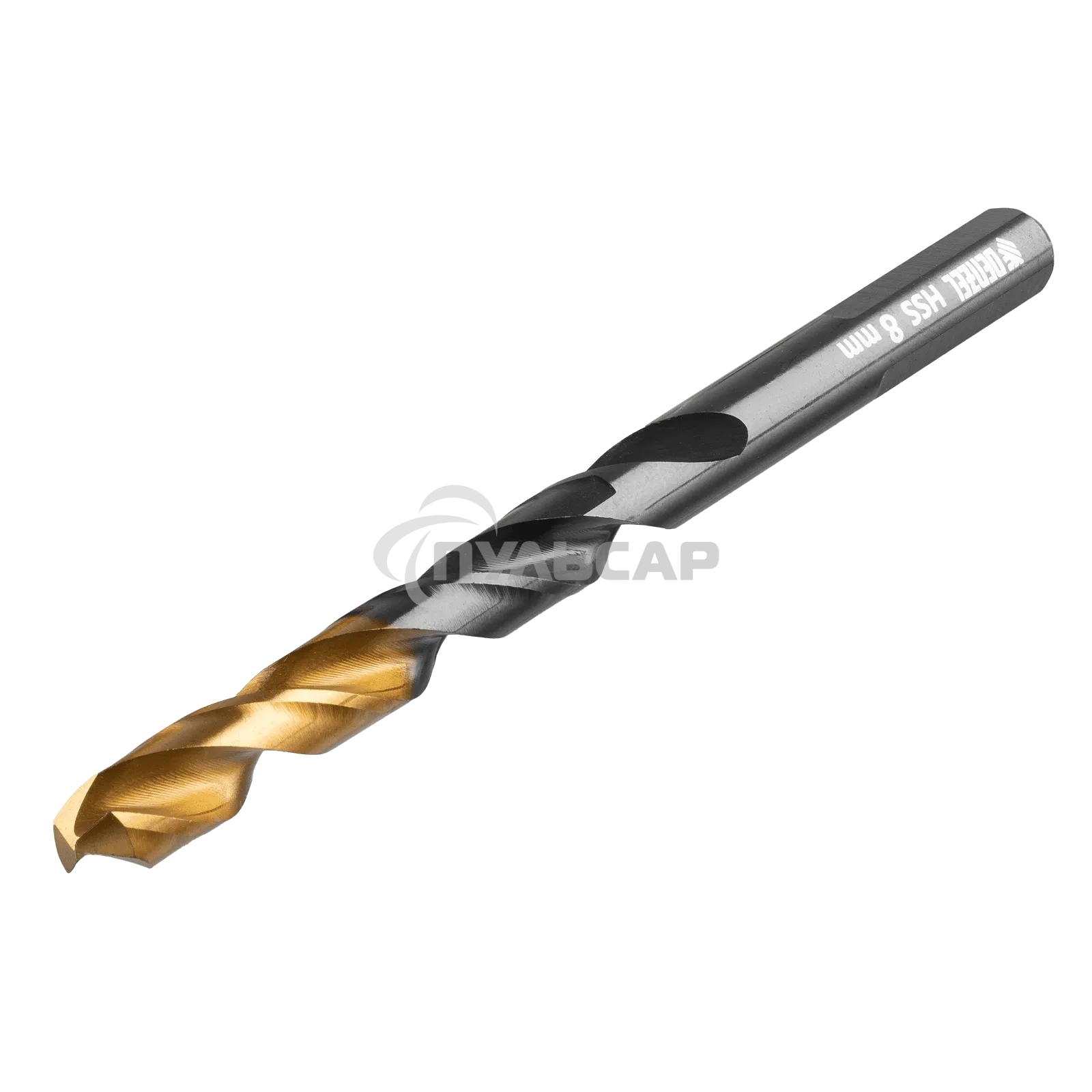 Набор сверл по металлу Denzel 1-10 мм, HSS-Tin, Golden Tip, 19 шт