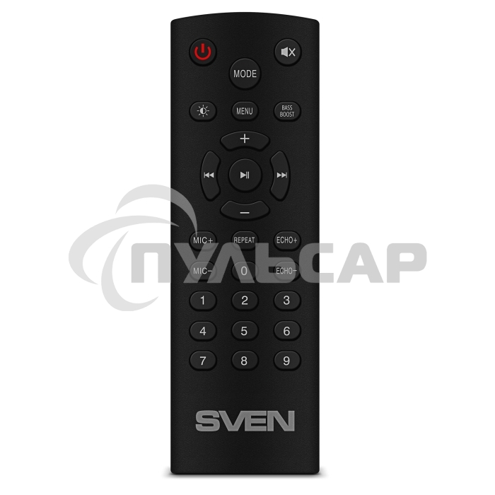 Портативная колонка Sven PS-880, черный, 1.0, 110 Вт (RMS), Bluetooth, FM, USB, microSD, LED-дисплей, аккумулятор