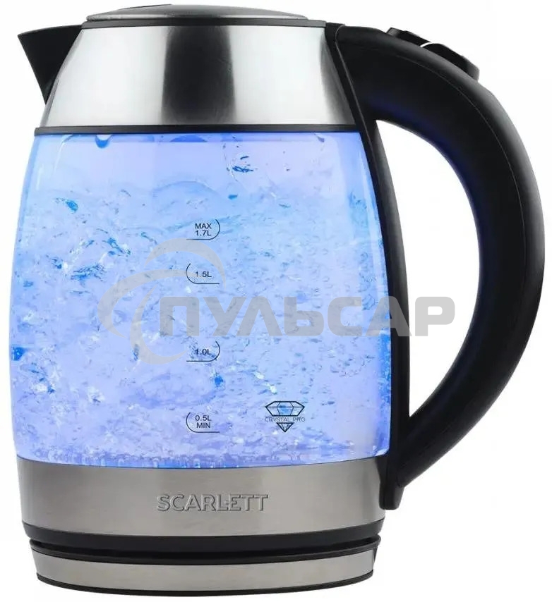 Чайник электрический Scarlett SC-EK27G94 нержавеющая сталь