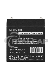 Аккумуляторная батарея ExeGate DTM 12045 (12V 4.5Ah, клеммы F2)