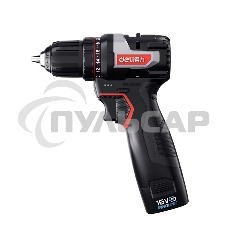 Дрель-шуруповерт Deli DE-DZ16-1D2, Аккумуляторная, 16В, 2 АКБ, Сумка