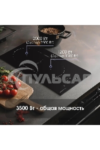 Индукционная варочная панель Zigmund & Shtain CI 35.3 B независимая, черный