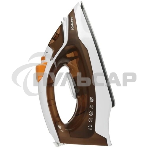 Утюг Scarlett SC-SI30K47, 2200Вт, коричневый/белый