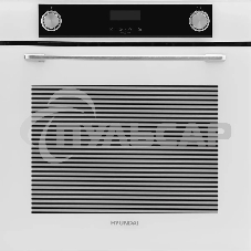 Духовой шкаф электрический встраиваемый Hyundai HEO 6772 WG белый