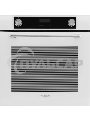 Духовой шкаф электрический встраиваемый Hyundai HEO 6772 WG белый