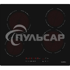 Электрическая варочная панель Darina 6P E323 B, Hi-Light, независимая, черный