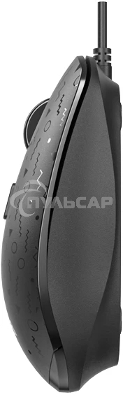 Мышь проводная AULA AM106 черный, 2000 dpi, USB, кнопки - 4