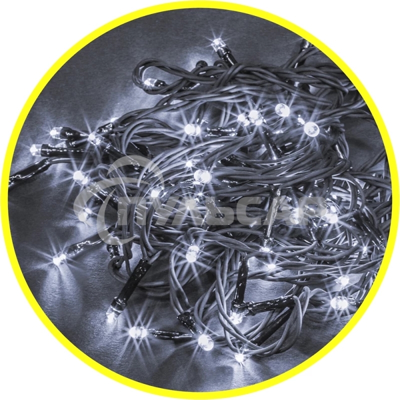 Гирлянда Navigator NGF-S01-200CW-10-21.5m-230-C8-BL-IP44