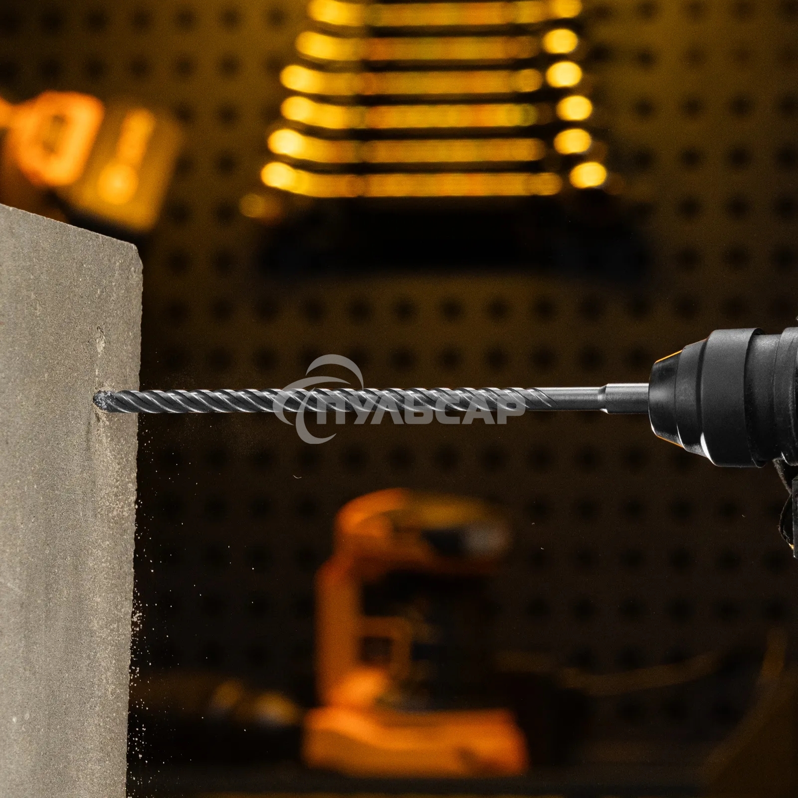 Бур по бетону Denzel цельная крестовая пластина, 10x315 мм, SDS PLUS