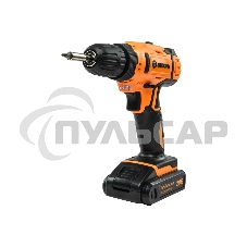 Дрель-шуруповерт Вихрь ДА-20Л-2К 72/14/21, Аккумуляторная, 20В, 2 АКБ, Кейс