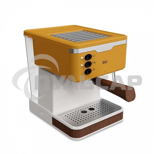 Кофеварка эспрессо BQ CM2006 желтый, исп. кофе - молотый, 1.7 л, 850 Вт, 20 бар