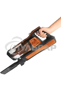 Пылесос вертикальный Blackton Bt VCA1401B оранжевый, питание от аккумулятора, 120 Вт, уборка сухая, пылесборник 0.6 л, работа от АКБ max 40 мин